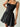 Marlin Corset Mini Dress - Black
