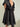 Puff Sleeve with Big Bow Dress - Black