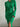 Flare Sleeve Midi Dress - Green