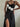 Silk Wrap Midi Skirt - Black