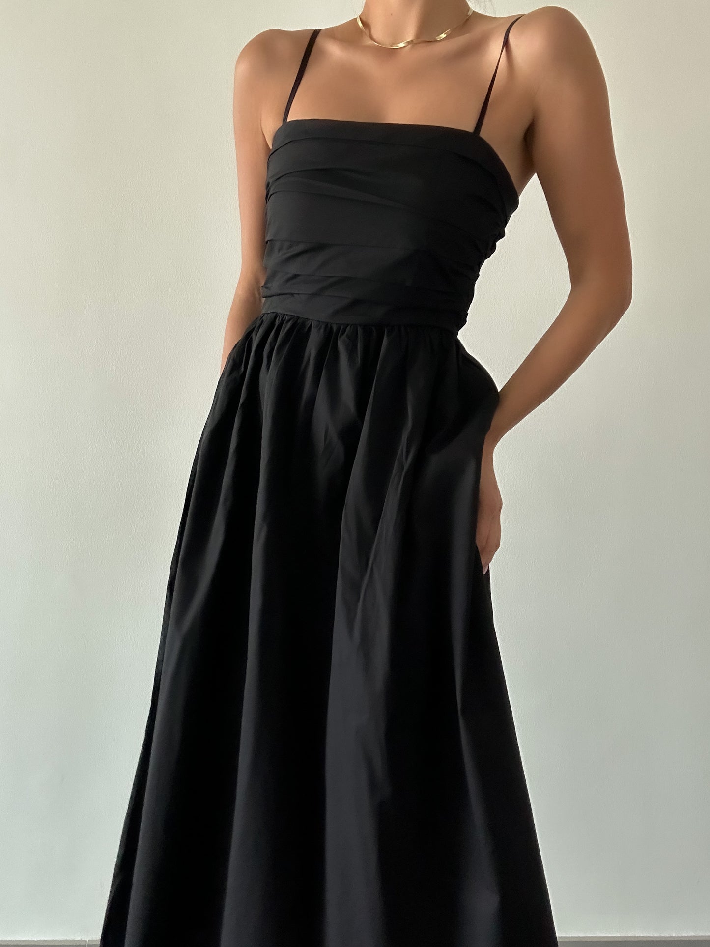 Carlie Summer Dress - Black